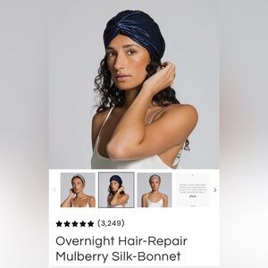 LuxeSilk Mulberry Silk Hair Bonnet